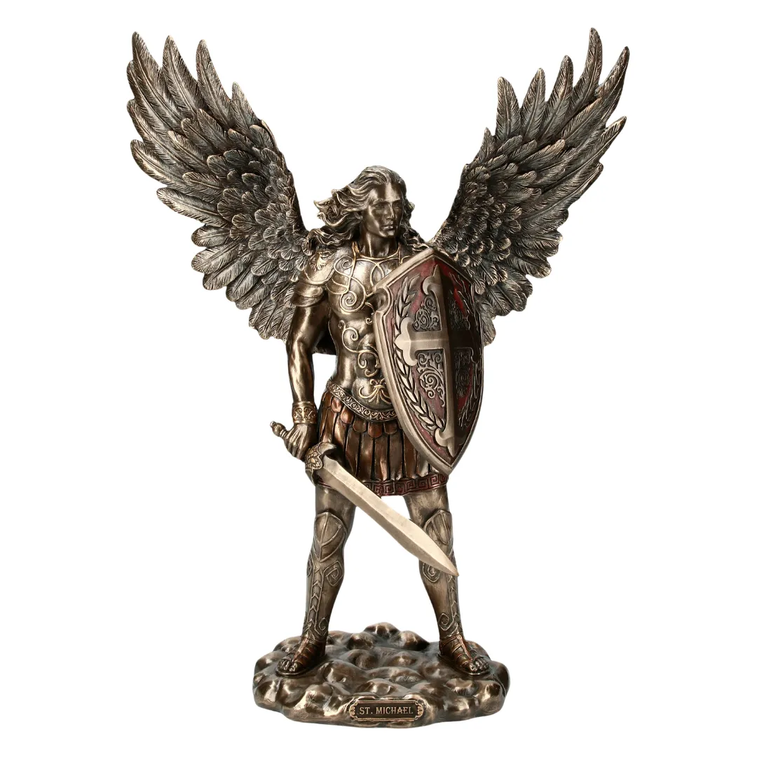 Estátua Arcanjo Miguel 35cm