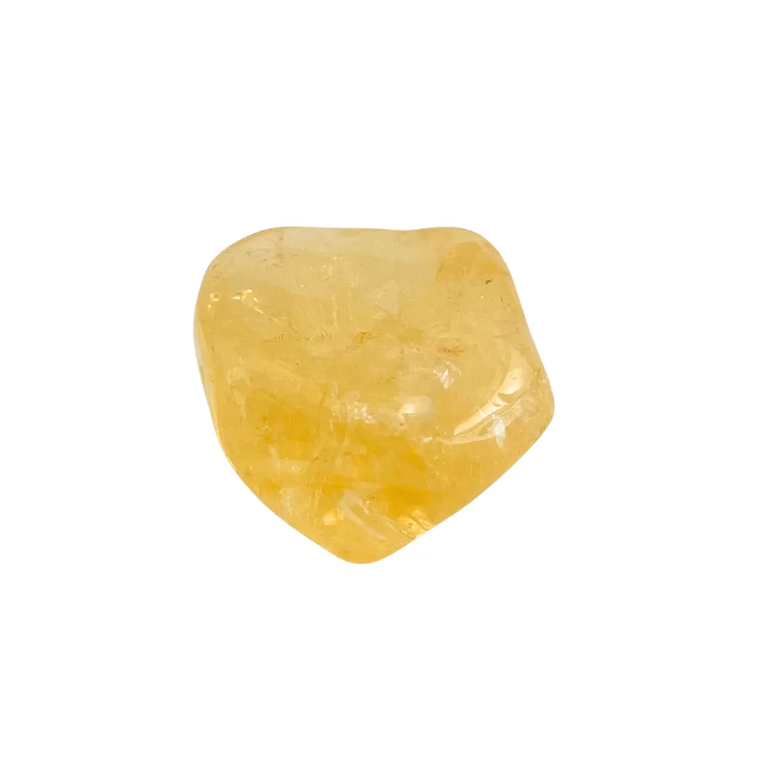 Pedra citrino em cristal natural amarelo para motivação e sucesso disponivel na Sol Lua Milfontes