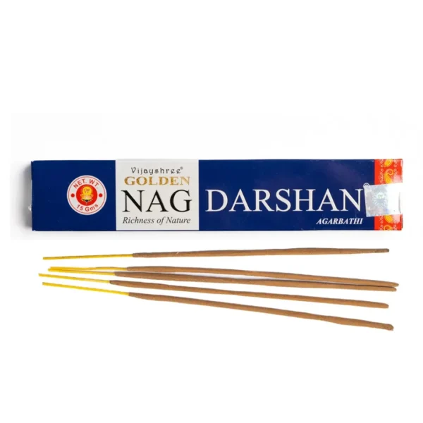 Incenso Golden Nag Darshan – Vijayshree disponivel na Sol Lua Milfontes