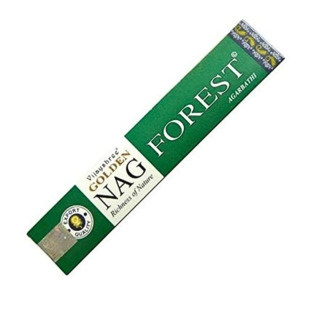 Incenso Golden Nag Forest – Vijayshree disponivel na Sol Lua Milfontes