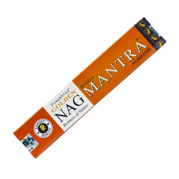 Incenso Golden Nag Mantra – Vijayshree diasonivel na Sol Lua Milfontes