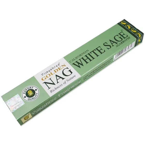 Incenso Golden Nag White Sage – Vijayshree disponivel na Sol Lua Milfontes