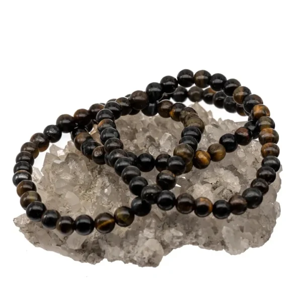 Pulseira Olho de Falcão 6mm,pedra de proteção