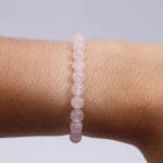 Pulseira Quartzo Rosa - 6mm