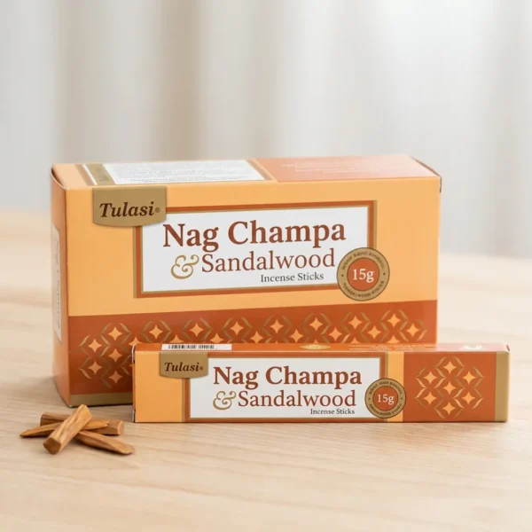 Compre Incenso Tulasi Nag Champa&sandalo na Sol Lua Milfontes