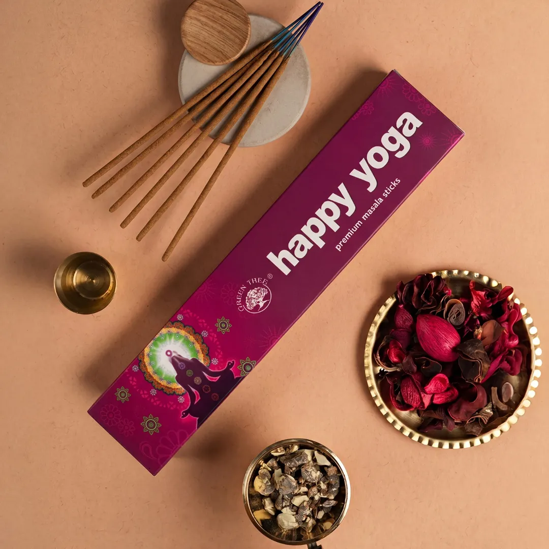 Compre Incenso Happy Yoga – Green Tree na Sol Lua Milfontes