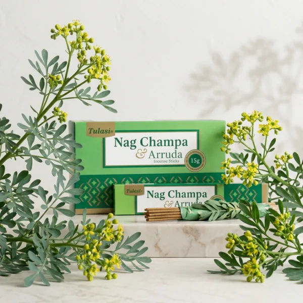 Compre Incenso Tulasi Nag Champa&Arruda na sol lua milfontes