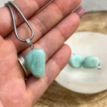 Pendente de Amazonite - Polida