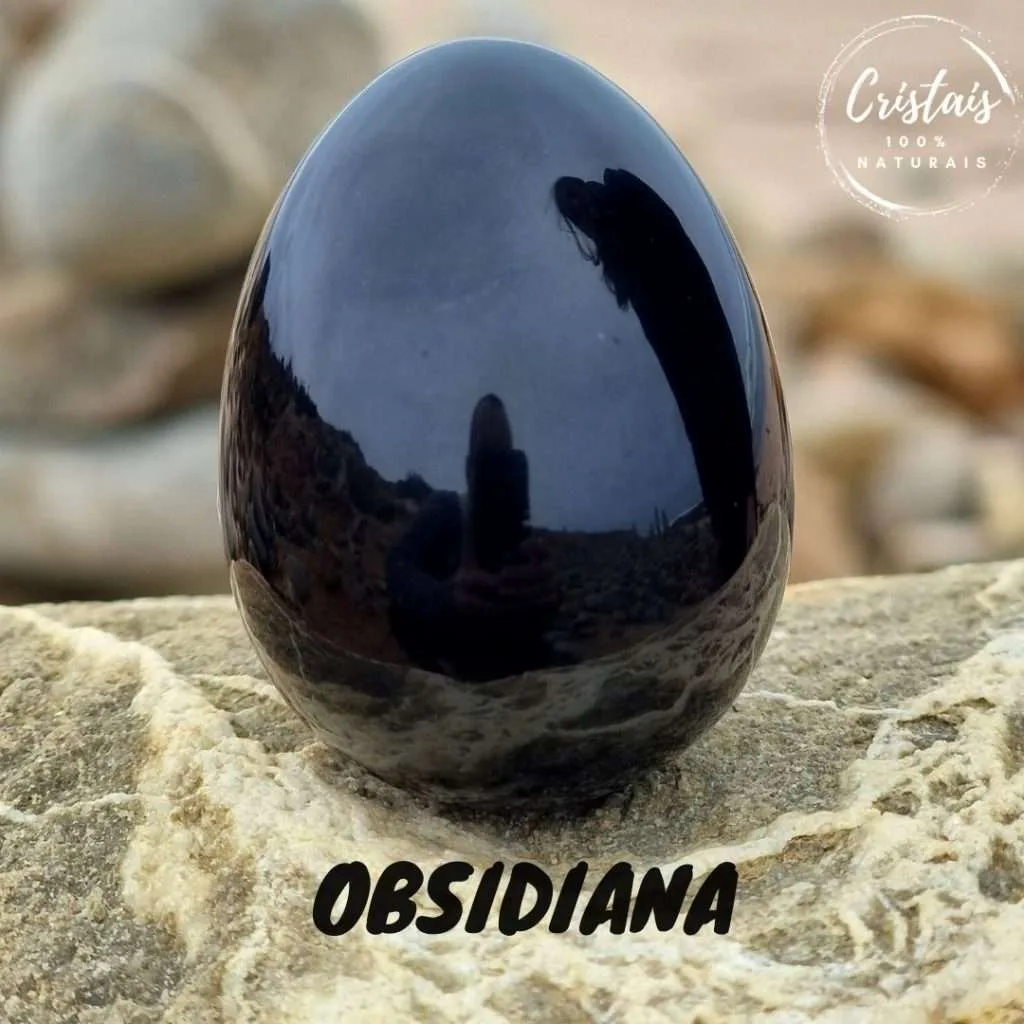 Ovos Yoni Obsidiana - Sem furo - Image 2
