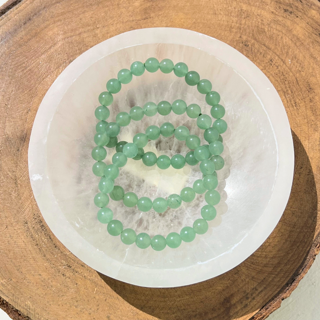 Pulseira Quartzo Verde – 8mm, O Cristal de cura Física