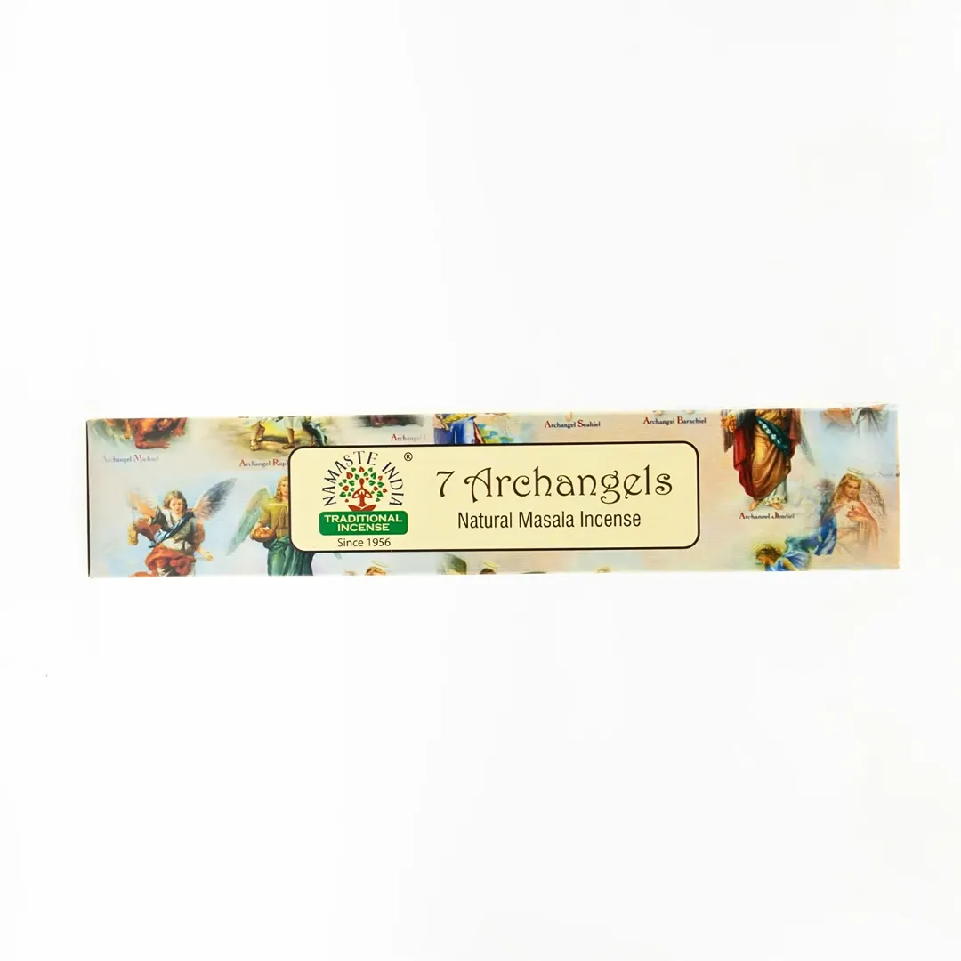 Incenso 7 Arcanjos – Namaste India disponivel na Sol Lua Milfontes