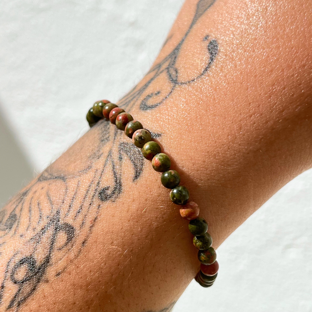 Pulseira de cristal unisexo