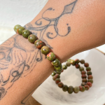 Pulseira Unakite - 8mm