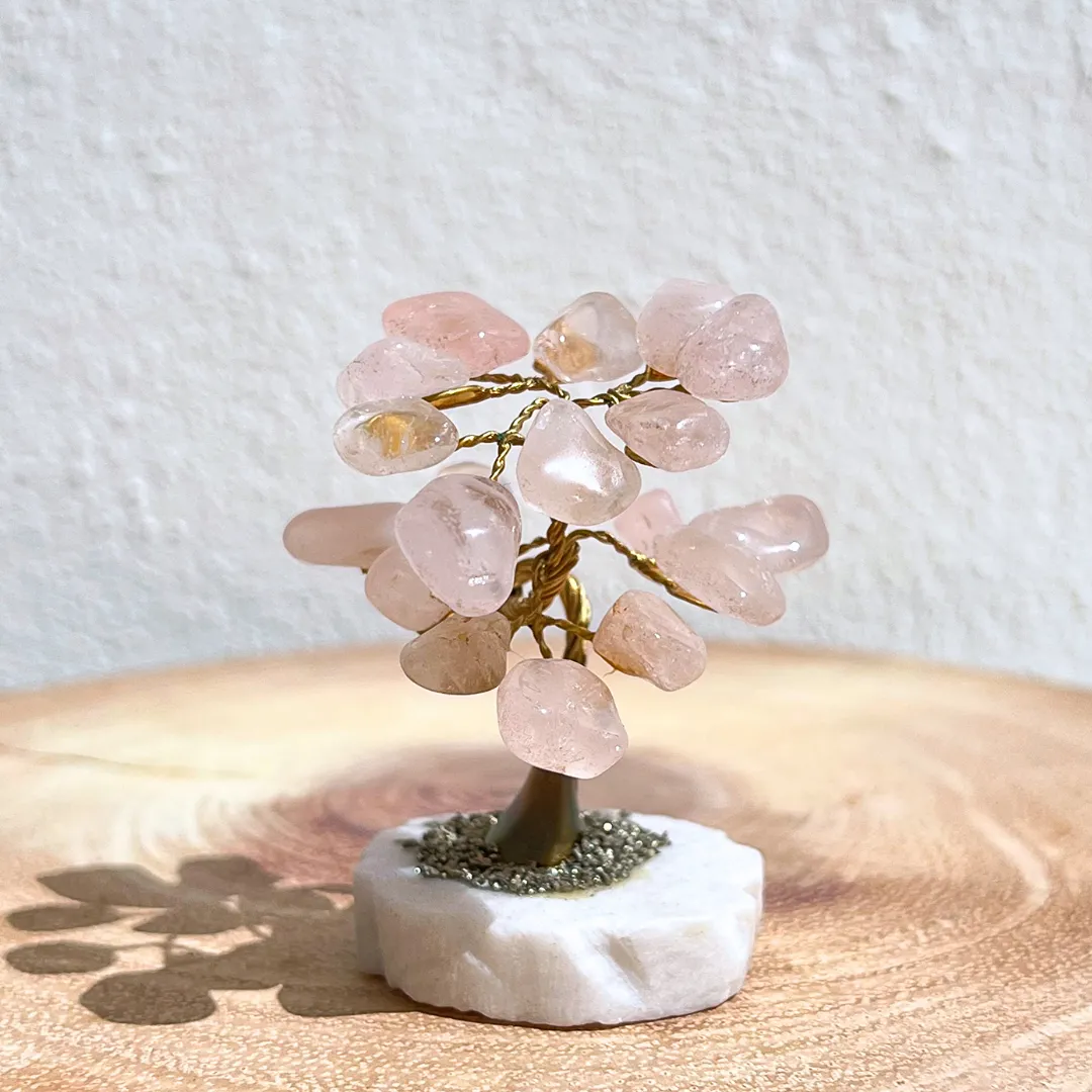 Compre Árvore Quartzo Rosa 7cm na Sol Lua Milfontes