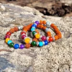 Pulseira Rudraksha 7 Chakras - 8mm