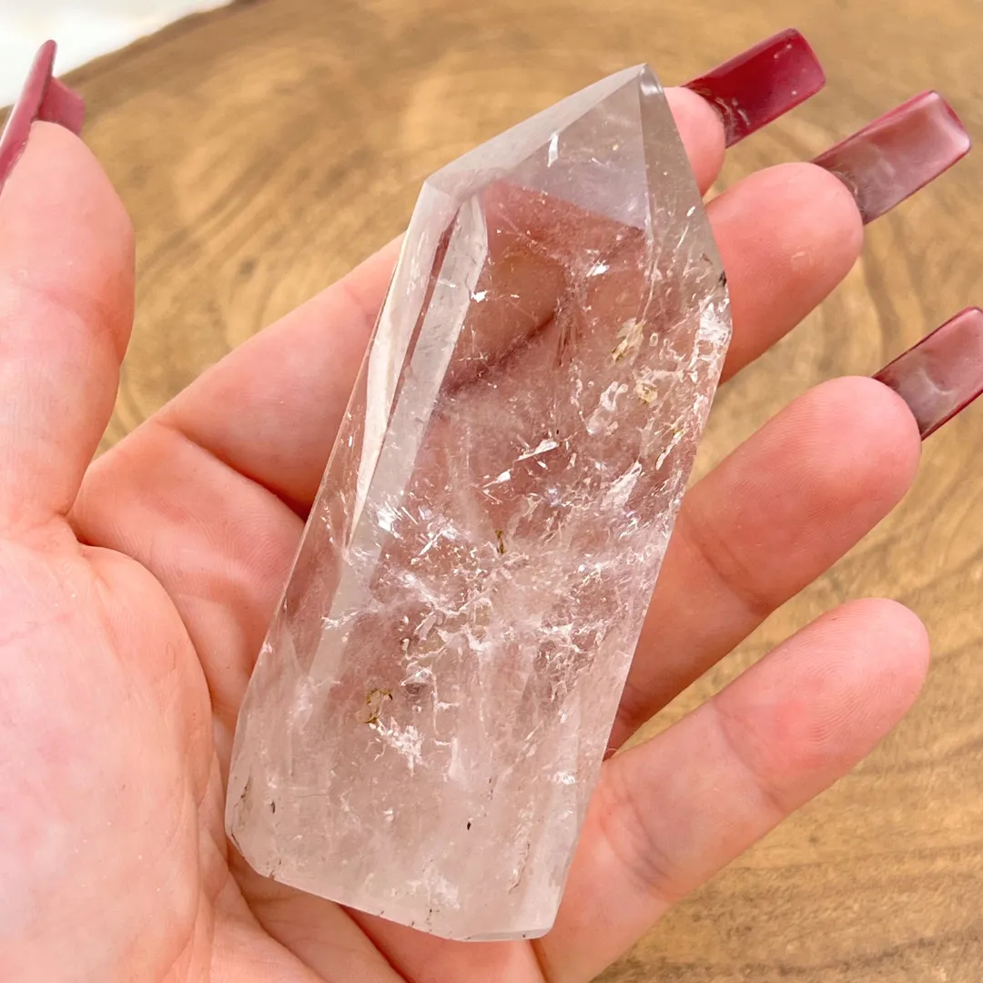 Gerador quartzo cristal com energia de limpeza e equilíbrio espiritual disponivel na Sol Lua Milfontes