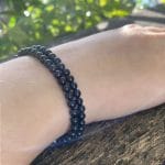 Pulseira Turmalina Negra - 6mm