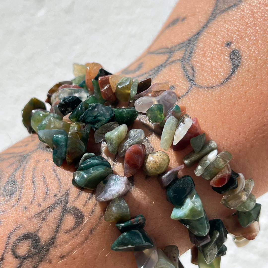 Pulseira Ágata Indiana Chip disponivel na Sol Lua Milfontes