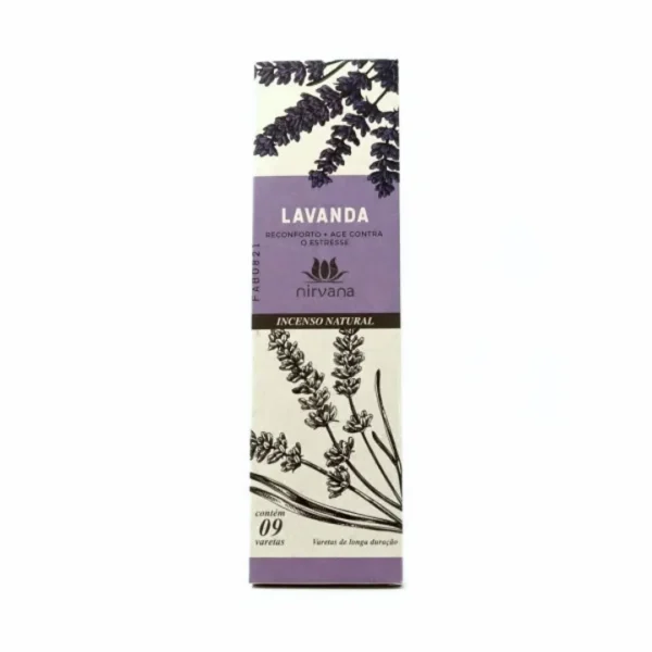 Incenso Lavanda – Nirvana disponivel na Sol Lua Milfontes