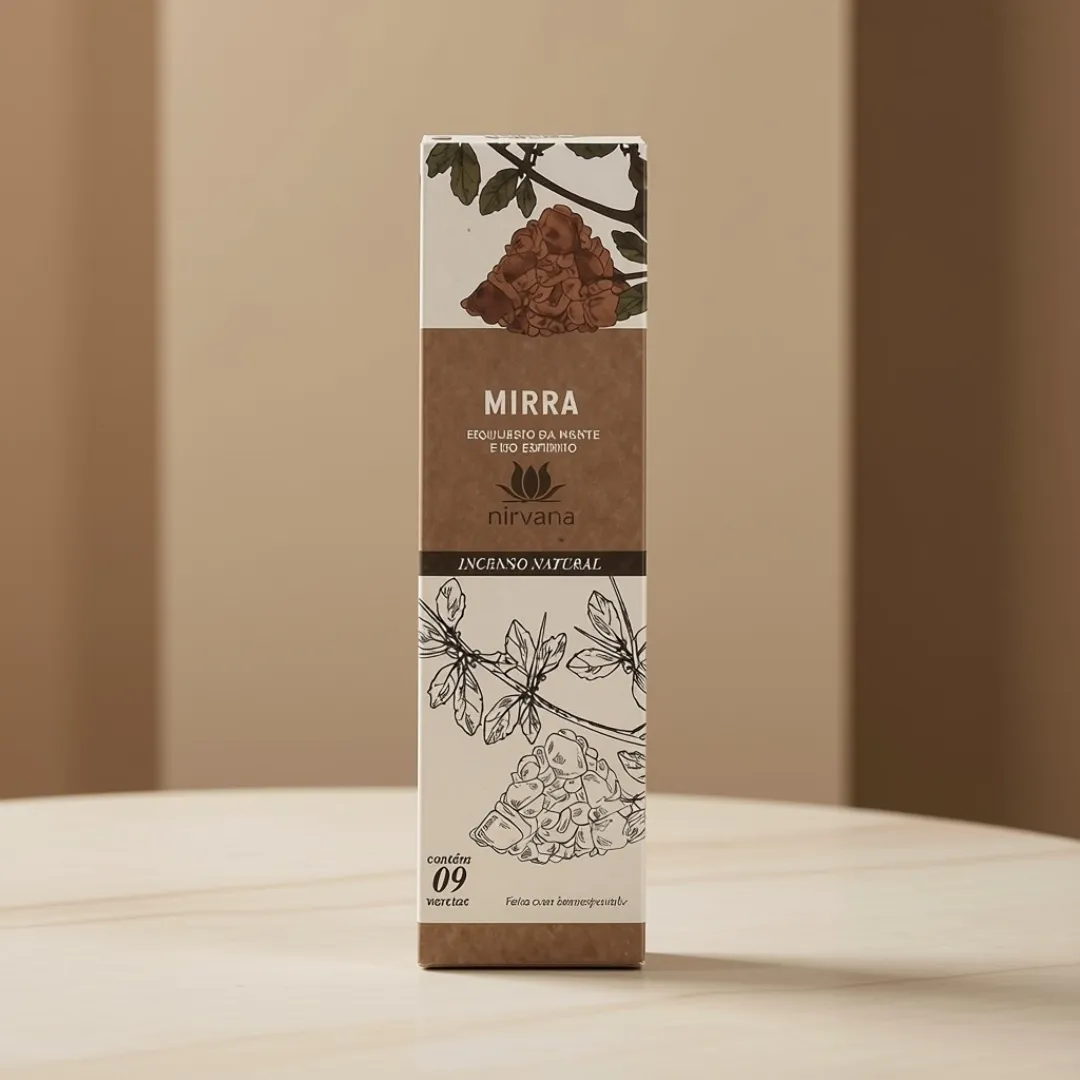 Incenso Mirra Nirvana natural e artesanal