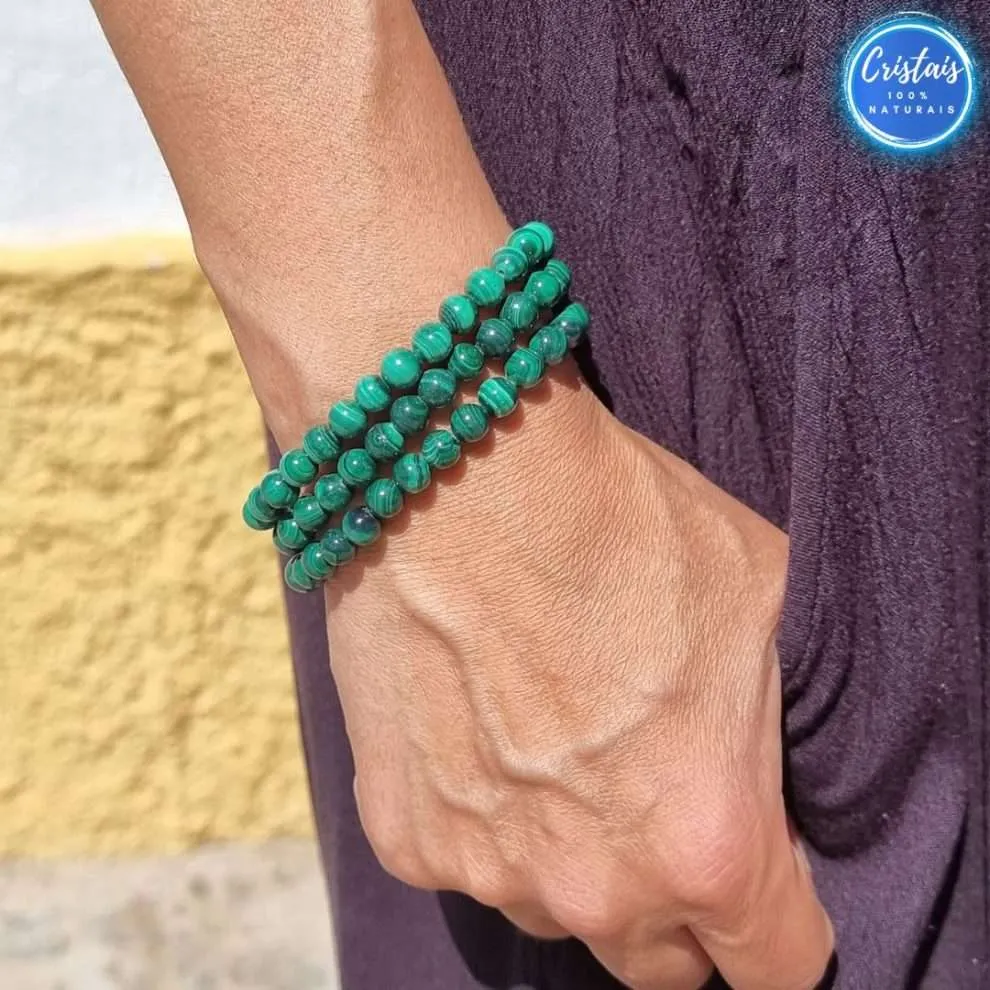 Pulseira de Malaquite - 8mm - Image 3