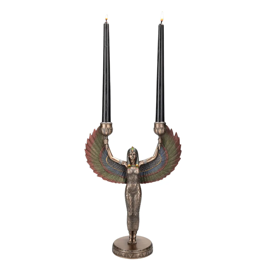Estátua Ísis energia feminina e espiritualidade egípcia