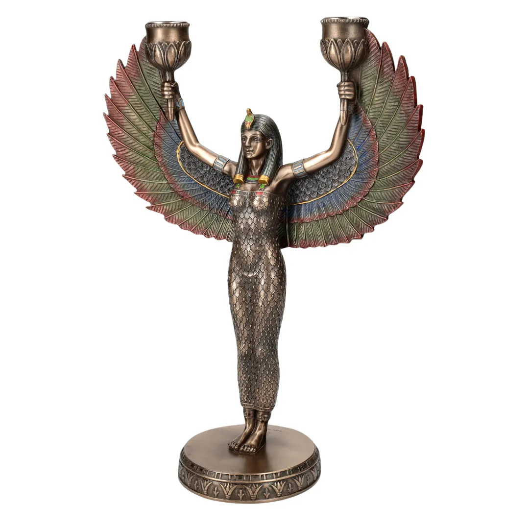 Estátua Ísis para meditação e harmonização energética disponivel na Sol Lua Milfontes