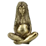 Estátua Gaia Dourada – Deusa da Terra