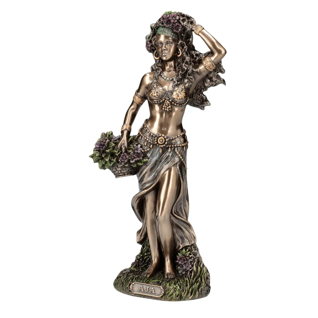 Escultura de Aja ligada à força da natureza e espiritualidade africana