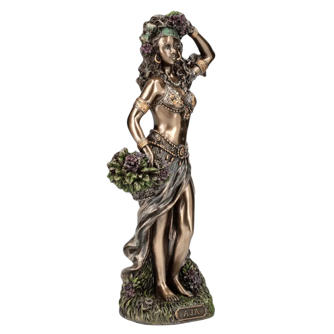 Estátua de Aja em representação de harmonia e paz interior