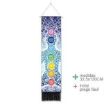 Faixa Meditação Chakras 32,50x130