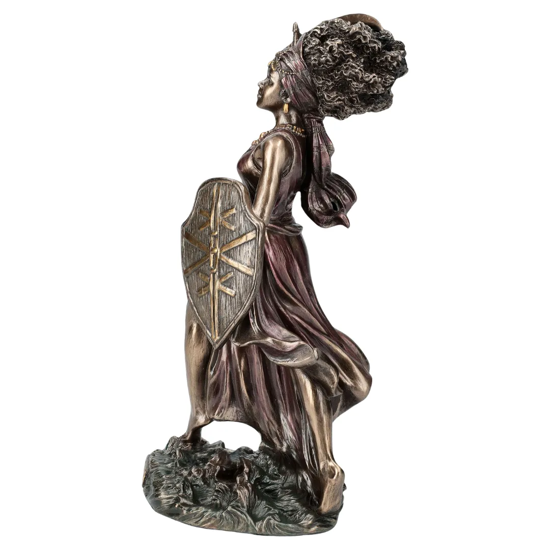 Estátua de Obbá símbolo de força espiritual e superação feminina