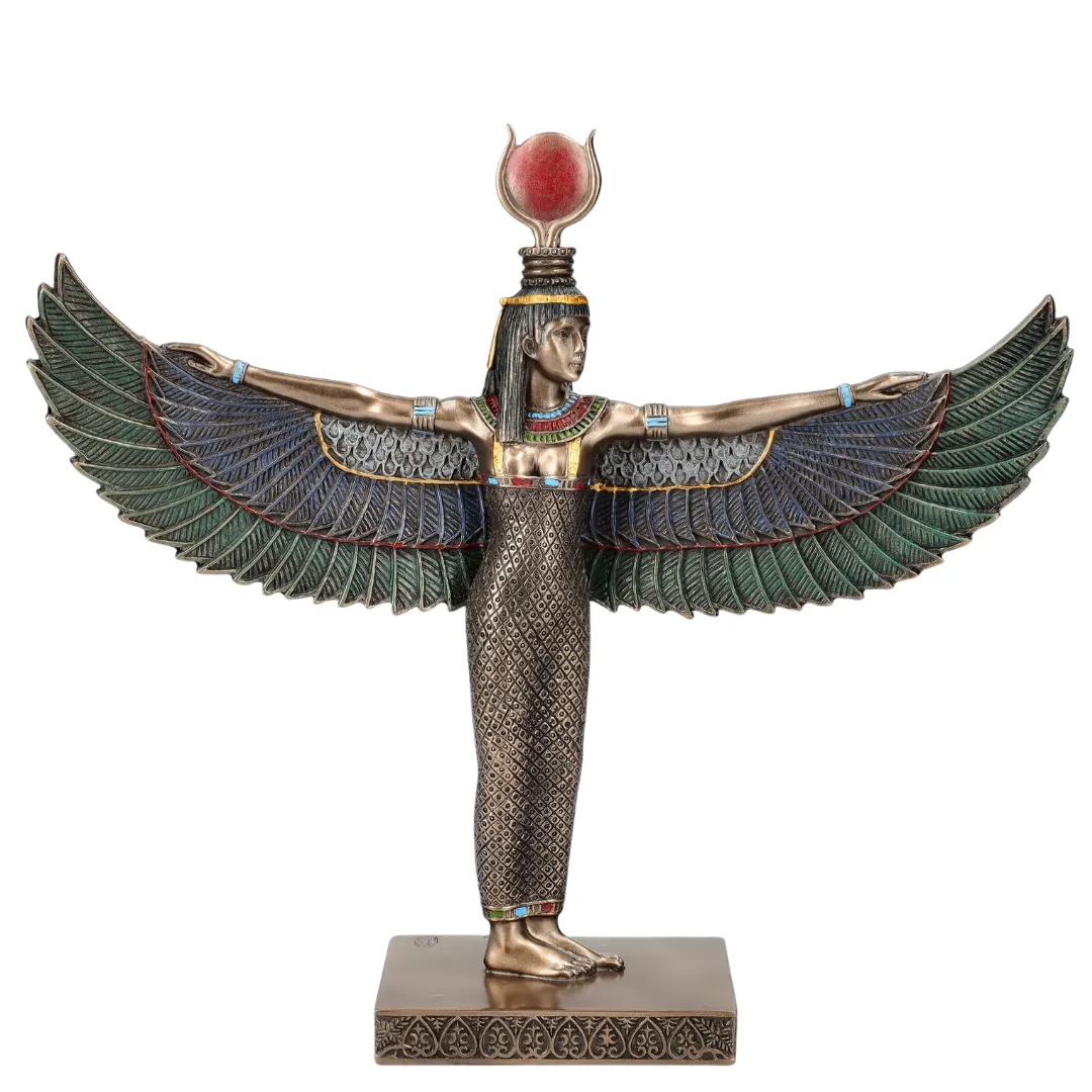Estátua Ísis deusa egípcia da magia e proteção espiritual