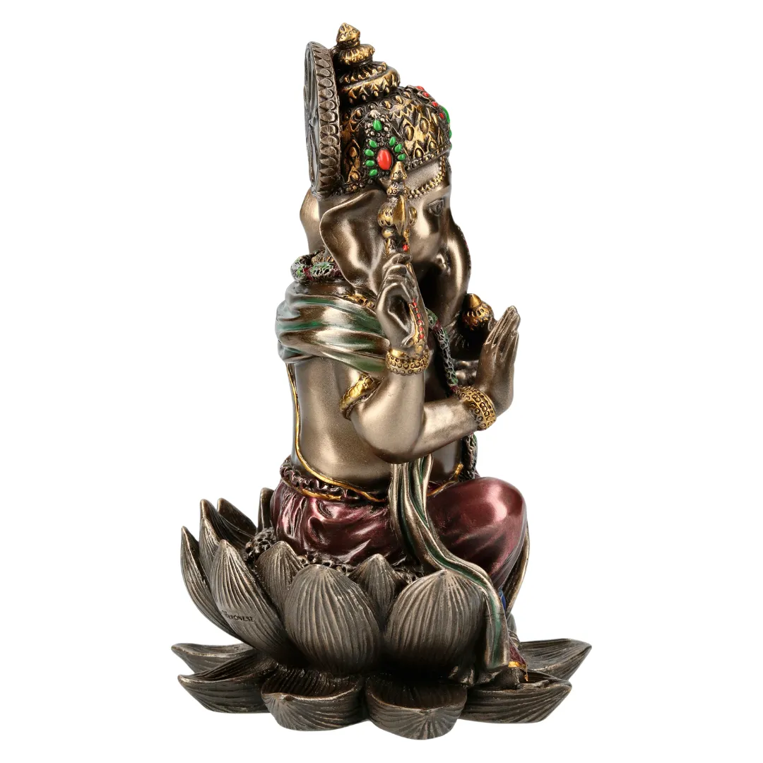 Estátua Ganesha símbolo de abundância e proteção energética
