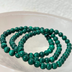 Pulseira de Malaquite - 6mm
