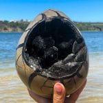 Geode de Septária com Calcite