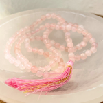 Japamala Quartzo Rosa - 6mm