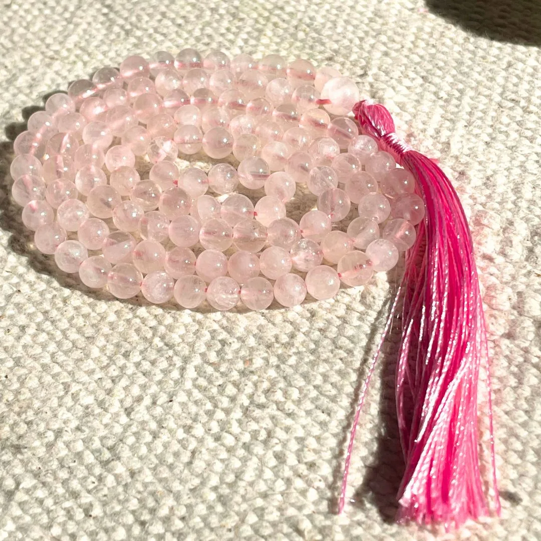 Japamala Quartzo Rosa - 6mm - Image 2
