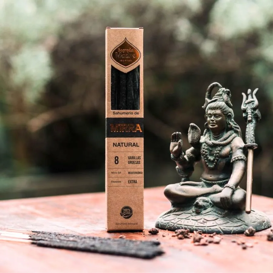 Incenso Natural de Mirra - Sagrada Madre | Cura Profunda e Sabedoria Ancestral - Sol Lua Milfontes