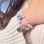Pulseira Quartzo Rosa Com Buda - 8mm