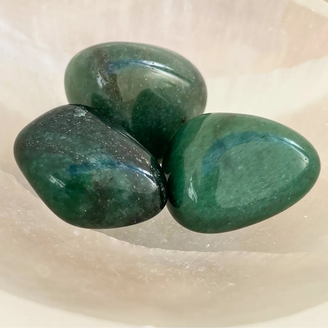 Pedra quartzo verde em cristal natural para prosperidade e tranquilidade