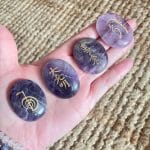 Kit Símbolos Reiki Ametista - Oval