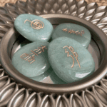 Kit Símbolos Reiki Quartzo Verde - Redondo