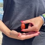 Ovos Yoni Jaspe Vermelho - Sem Furo