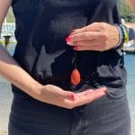 Ovos Yoni Jaspe Vermelho - Com Furo