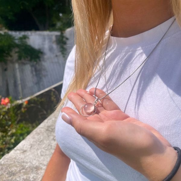 Cristal Quartzo Rosa para Amor e Harmonia