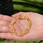 Pulseira Âmbar de Bebé - Cor limão