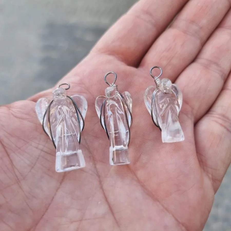 Pendente Anjo Quartzo Cristal - Image 3
