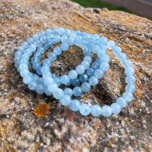 Pulseira água Marinha autêntica e verdadeira