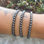 Pulseira Hematite - 6mm